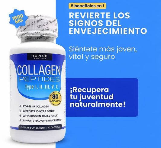 COLÁGENO PEPTIDES ™ 5 EN 1(ORIGINAL 90 CÁPSULAS)